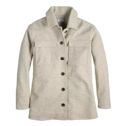 Women's Croft & Barrow® Shirt Jacket -Outlet Croft & Barrow Store 5696168 ALT5