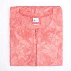 Women's Croft & Barrow® Short Sleeve French Terry Zip Robe 12 Women's Croft & Barrow® Short Sleeve French Terry Zip Robe -Outlet Croft & Barrow Store 5796661 ALT2