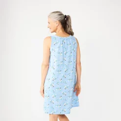 Women's Croft & Barrow® Sleeveless Cotton Nightgown 7 Women's Croft & Barrow® Sleeveless Cotton Nightgown -Outlet Croft & Barrow Store 5851218 ALT