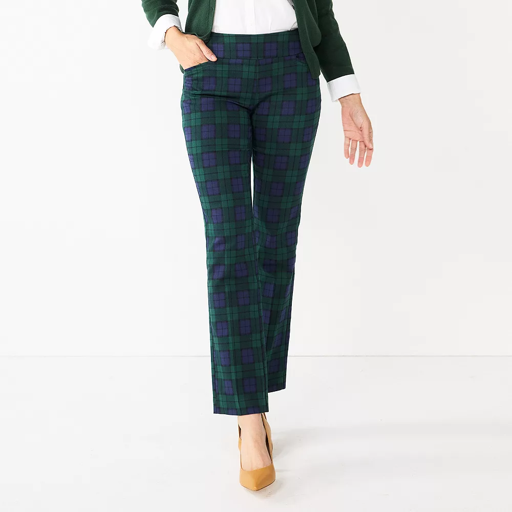 Women's Croft & Barrow® Effortless Stretch Pull-On Bootcut Pants 1 Women's Croft & Barrow® Effortless Stretch Pull-On Bootcut Pants